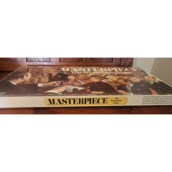 Masterpiece Art Auction Board Game Vintage 1970 Parker Brothers - Picture 5 of 9